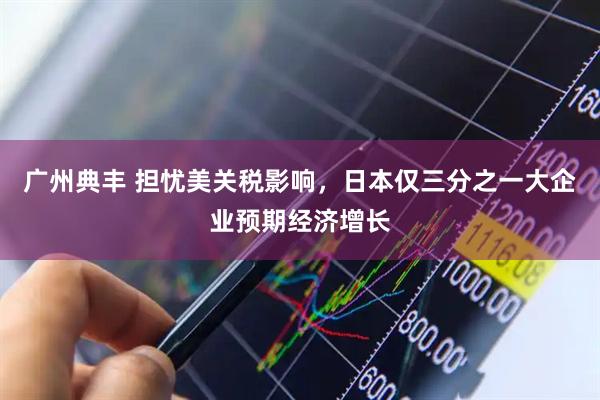 广州典丰 担忧美关税影响，日本仅三分之一大企业预期经济增长